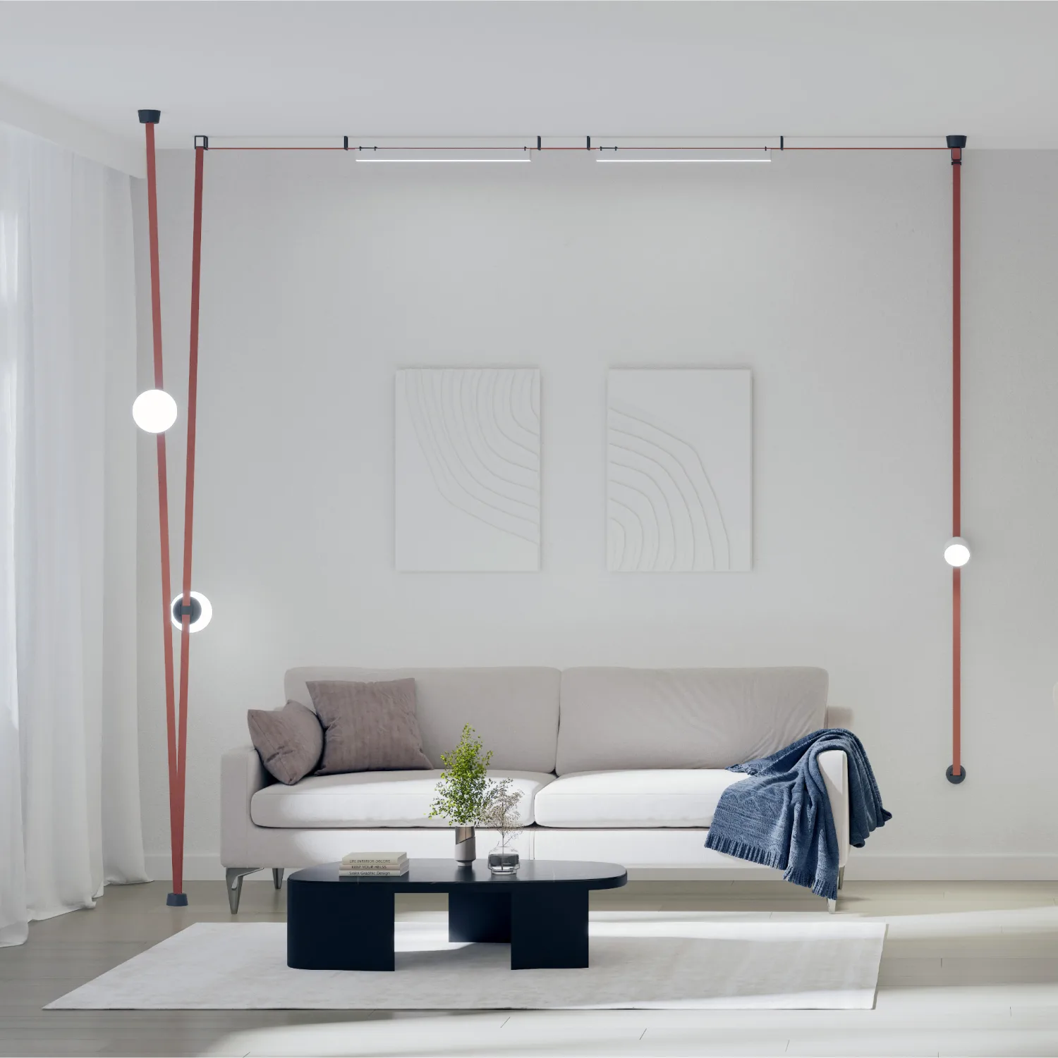 Трековый светильник Denkirs BELTY LINEAR DK5576-WH (ДЕНКИРС) Трековый светильник Denkirs BELTY LINEAR DK5576-WH (ДЕНКИРС)
