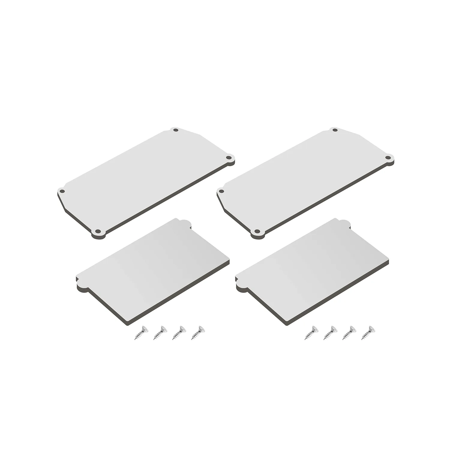 Denkirs DK5852-WH Комплект торцевых заглушек для профиля