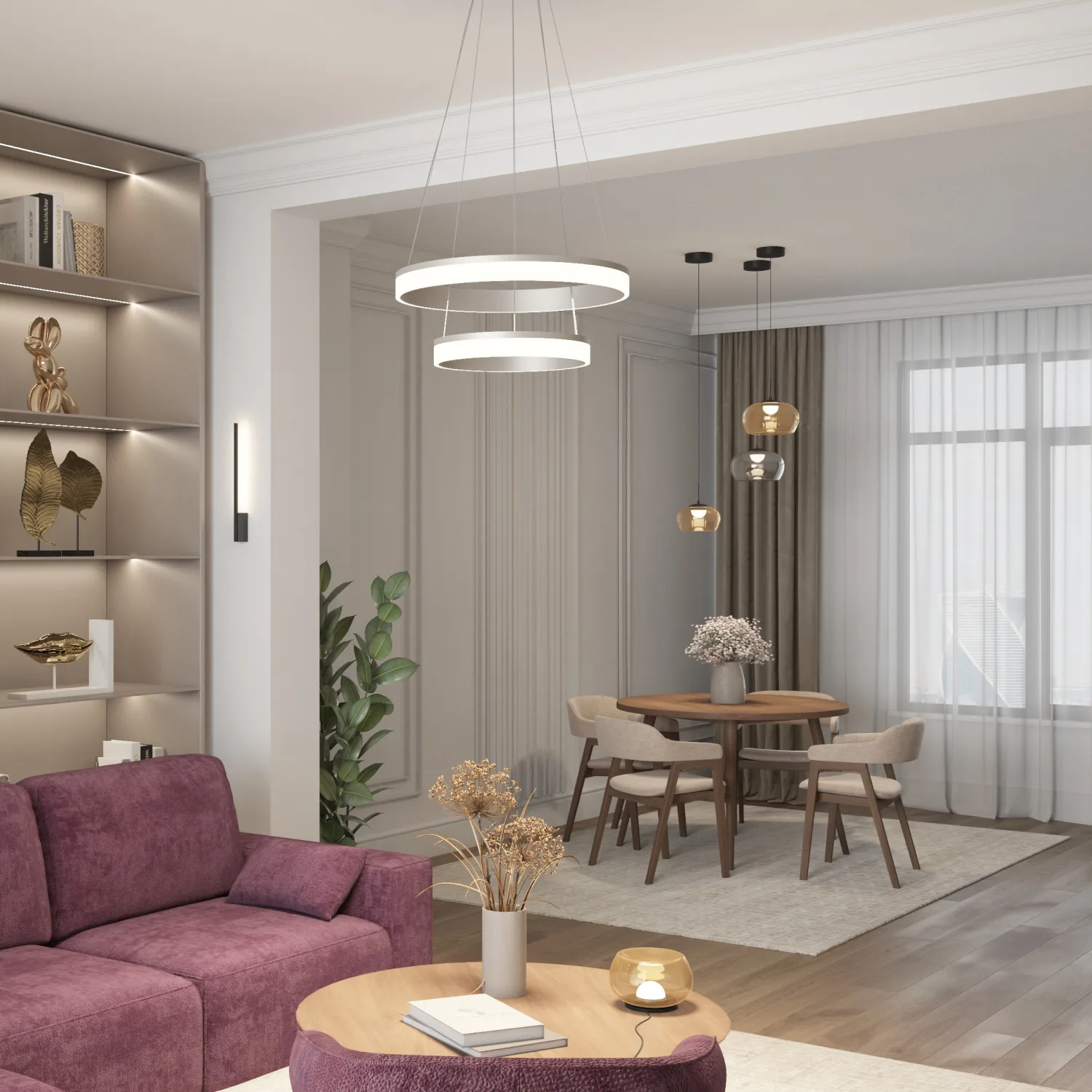 Denkirs FLOA DK6741-BK+AM подвесной светильник (ДЕНКИРС) Denkirs FLOA DK6741-BK+AM подвесной светильник (ДЕНКИРС)