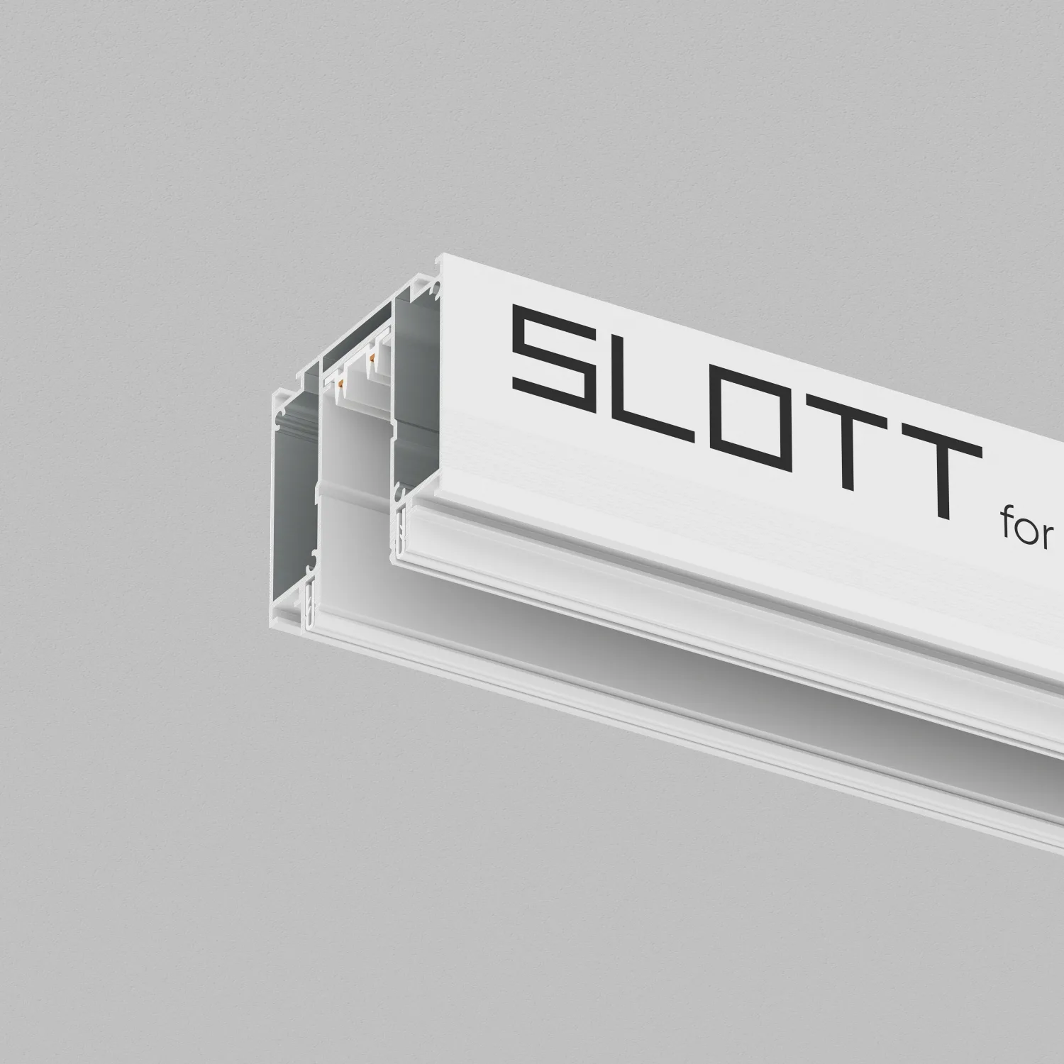 Denkirs SLOTT TR2014-WH профиль-трек 2 в 1 для натяжных потолков SMART