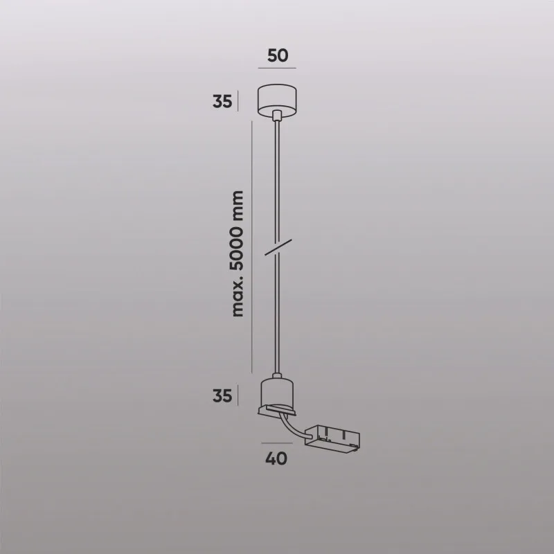 Denkirs TR2124-WH подвод питания для подвесного монтажа трека SMART BASE (ДЕНКИРС) Denkirs TR2124-WH подвод питания для подвесного монтажа трека SMART BASE (ДЕНКИРС)