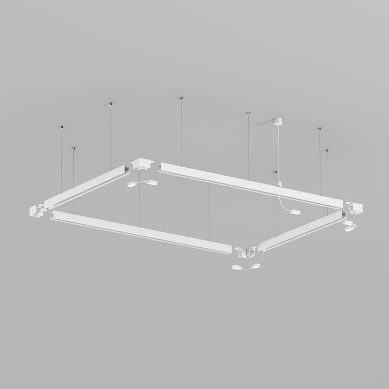 Denkirs TR2124-WH подвод питания для подвесного монтажа трека SMART BASE (ДЕНКИРС) Denkirs TR2124-WH подвод питания для подвесного монтажа трека SMART BASE (ДЕНКИРС)